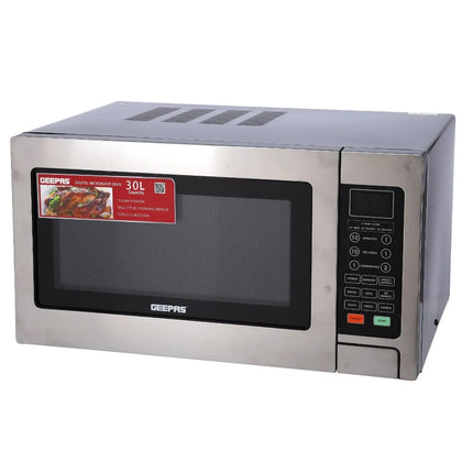 Geepas 30L Digital Microwave Oven with Grill | GMO1897 , 6294010881375