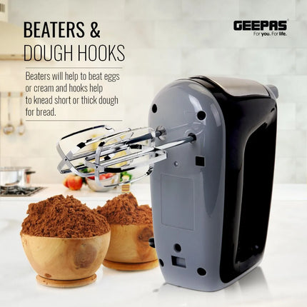 Geepas Hand Mixer 400W | GHM43020UK , 6294015511680