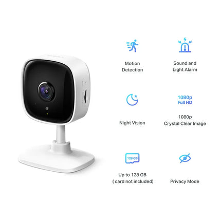 TP-Link Tapo Home Security Wi-Fi Camera 1080p Night Vision , TC60