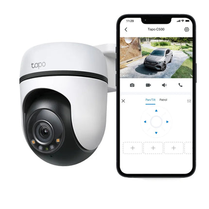 TP-Link Tapo Outdoor Pan/Tilt Security Wi-Fi Camera 1080 Night Vision , C500