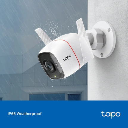 TP-Link Tapo Outdoor Security Wi-Fi Camera 3MP Night Vision , C310