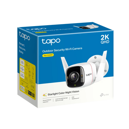 TP-Link Tapo Outdoor Security Wi-Fi Camera 2K Night Vision , C320WS