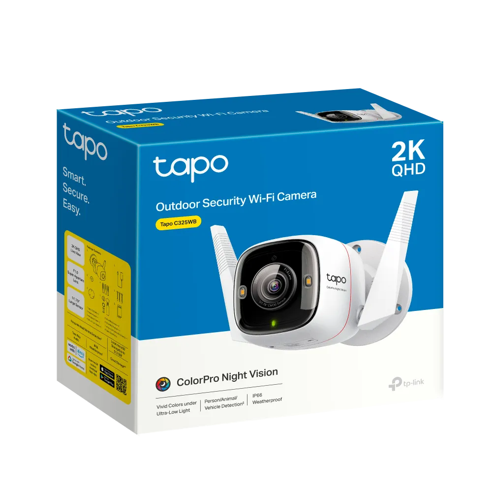 Buy TP-Link Tapo Outdoor Security Wi-Fi Camera 2K Night Vision