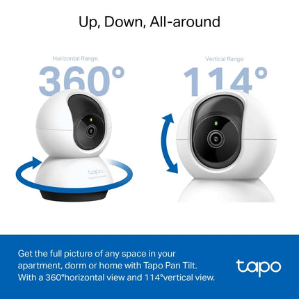 TP-Link Tapo Pan/Tilt AI Home Security Wi-Fi Camera , C220