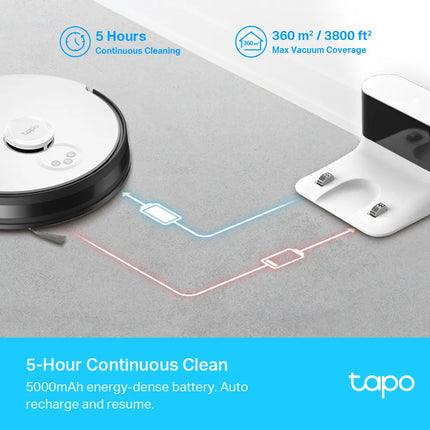 TP-Link Tapo Robot Vacuum and Mop with LiDAR Navigation , RV30