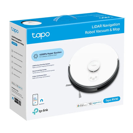 TP-Link Tapo Robot Vacuum and Mop with LiDAR Navigation , RV30