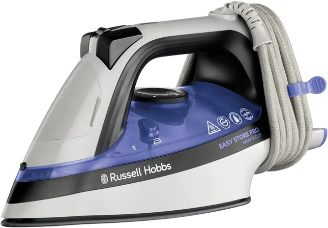 Russell Hobbs Easy Store Pro Wrap & Clip Steam Iron 2400W , 26730-56