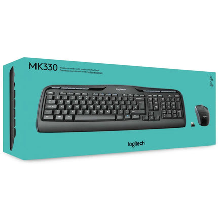 Logitech Wireless Keyboard and Mouse Combo | MK330 , 5099206033597