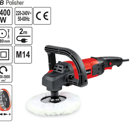 Yato 180mm Professional Polisher , YT-82197