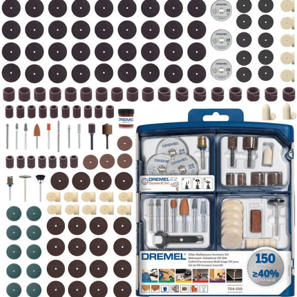 Dremel 150-Piece Multipurpose Accessory Set | 724-150 , 8710364072835