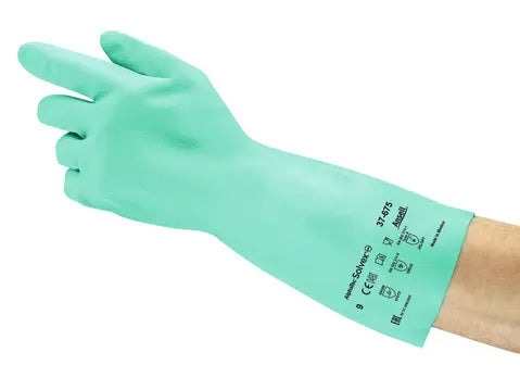 Ansell AlphaTec Solvex 37-675 Nitrile Chemical-Resistant Gloves