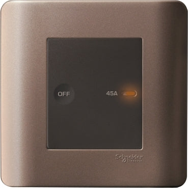 45A 1-Gang Flat Double Pole Switch