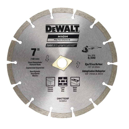 DEWALT DW47702HP 180MM Segmented Blade