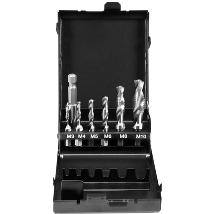 Yato COMBINED DRILL TAPS M3-M10 7PCS SET HEX | YT-44849
