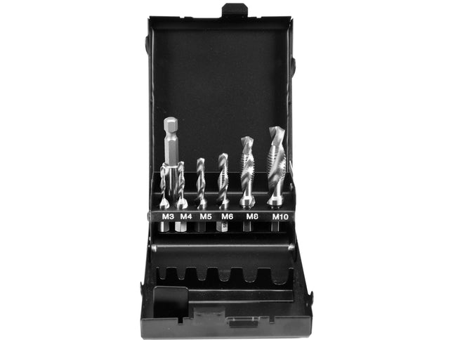 Yato COMBINED DRILL TAPS M3-M10 7PCS SET HEX | YT-44849