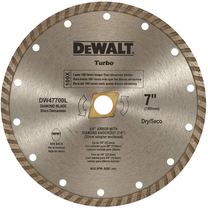 شفرات ألماس ديوالت 178 مم تيربو