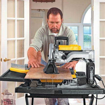 Dewalt Slide Table Wet Tile Saw 1600W , D24000-QS