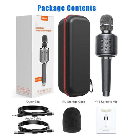 GOODaaa Wireless Bluetooth Karaoke Microphone , Y11S