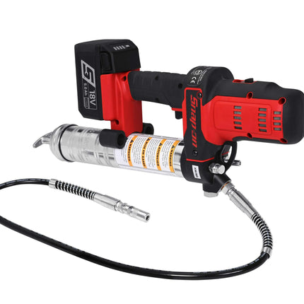 مسدّس شحم لاسلكي 18 فولت ×-MonsterLithium مع بطارية وشاحن | بلو-بوينت