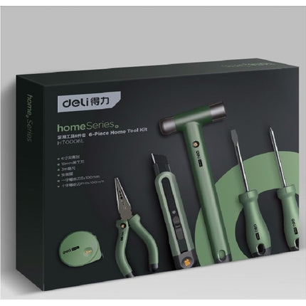 Deli Home Series Green 6-Piece Tool Set , HT0006L