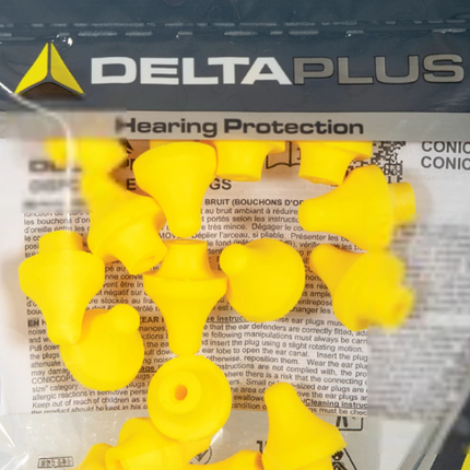 Delta Plus CONICAP01 Replacement Earplugs 10 Pairs 24dB
