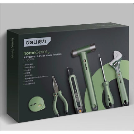 Deli Home Series Green 8 Piece Tool Set , HT0008L