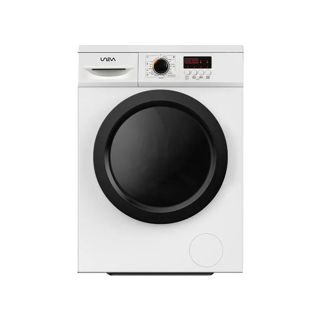 Uneva 6 kg 1000 RPM front loading washing machine white | UN-6W-PRO