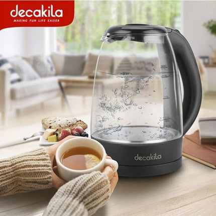 Decakila Glass Kettle 1.7L 2200W , KEKT005W