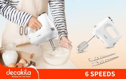 Decakila Hand Mixer 200W , KEMX001W