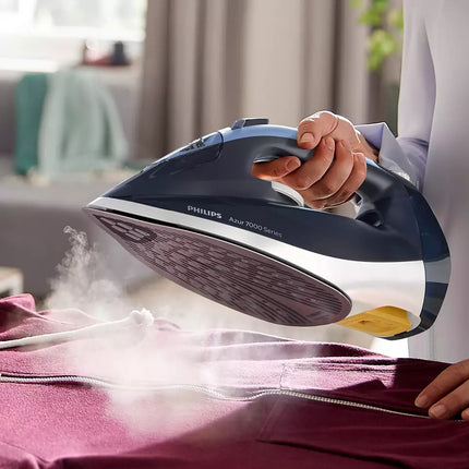 Philips 7000 Series HV Steam Iron Dark Blue 2800W , DST7030/26