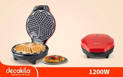 Decakila Round Waffle Maker 1200W , KEEC016W