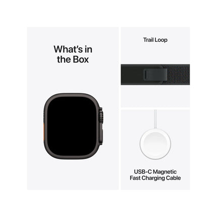 Apple Watch Ultra 2 GPS + Cellular 49 mm Black Titanium Case | Black Trail Loop