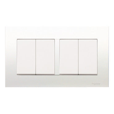 Vivace 16AX 250V 4Gang 1Way Switch