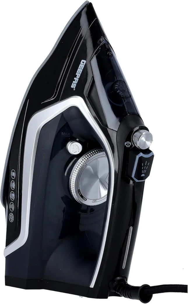 Geepas 2400W Ceramic Steam & Dry Iron | GSI7801