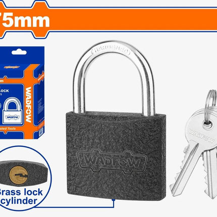 Wadfow WPD5575 75mm Padlock Brass