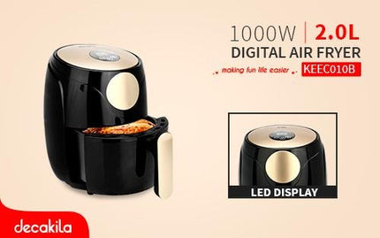 Decakila Digital Air Fryer 2.0L 1000W , KEEC010B