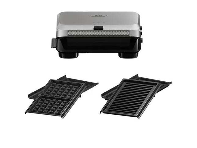 Braun SnackMaker 2-in-1 Waffle and Grill Plates , 5006