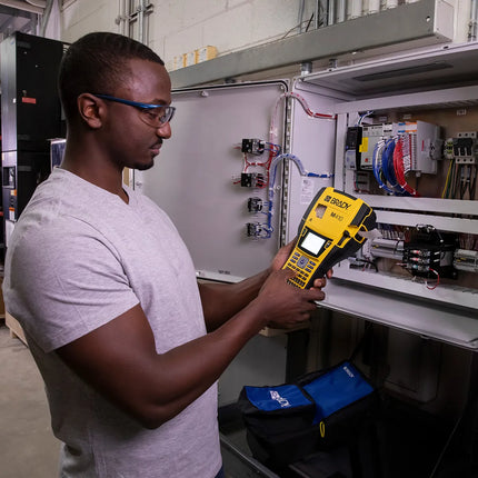 مجموعة طابعة ملصقات محمولة برادي M410 – EU مع Workstation Suite