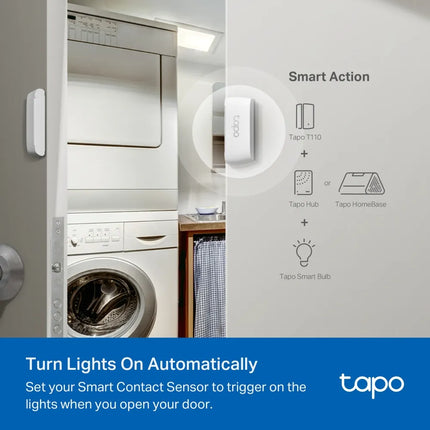 TP-Link Tapo T110 Smart Contact Sensor | Door & Window Security , T110 