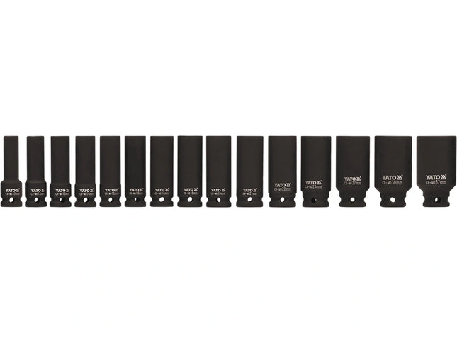 Yato DEEP IMPACT SOCKET SET 15PCS | YT-1055