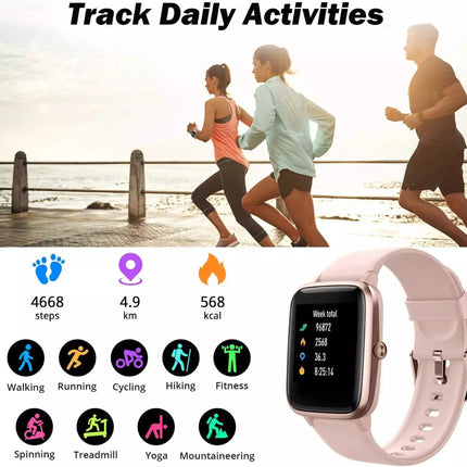 Fitness Tracker Smart Watch for Android and iOS