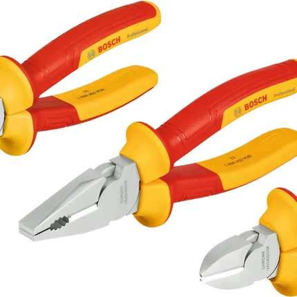 Bosch VDE Pliers Set 3 pcs Professional