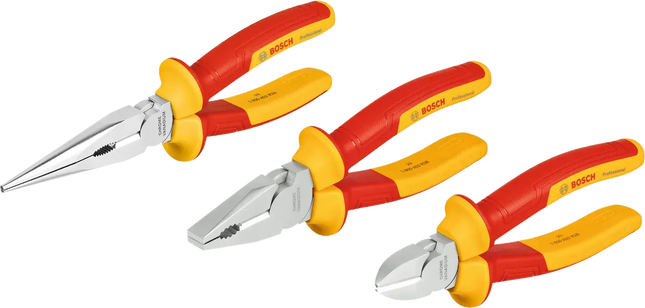 Bosch VDE Pliers Set 3 pcs Professional