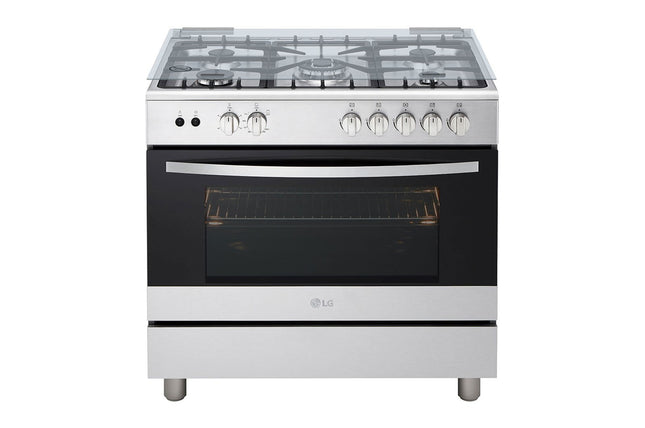 LG 90cm Freestanding Gas Cooker with 5 Burners , FA415RMA