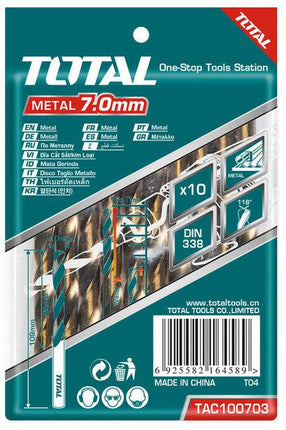 TAC100603Total Toolsلقمة حفر HSS DIN 338 6 مم (TAC100603)