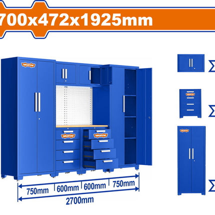 WCS3A06Wadfow WADFOW مجموعة خزائن المرآب المعيارية
