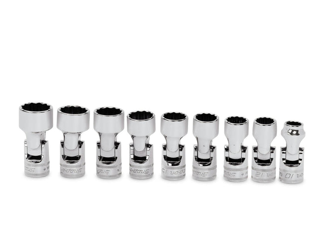 209FUMYSnap-Onمجموعة مقابس ميترية 3/8 بوصة 9 قطع من سناب أون