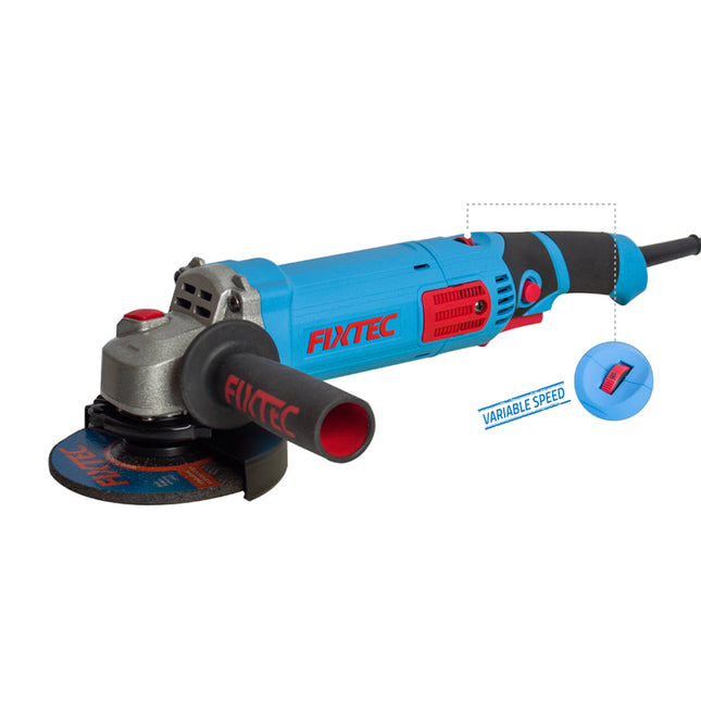 FAG11507VFixtecمطحنة زاوية FIXTEC 1050W 4.5 بوصة بسرعة متغيرة FAG11507V