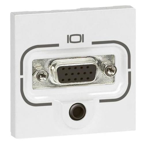 572288Legrandمنفذ Legrand Arteor HD15 بفتحة جاك 3.5 ملم أبيض 2 وحدة