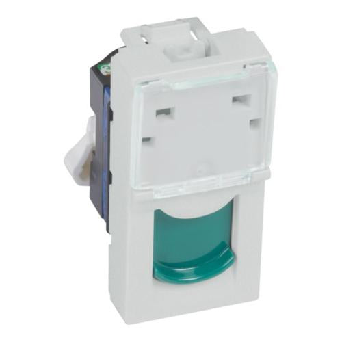 572879Legrandمقبس Legrand Arteor RJ45 فئة 6 UTP وحدة واحدة ألومنيوم ناعم